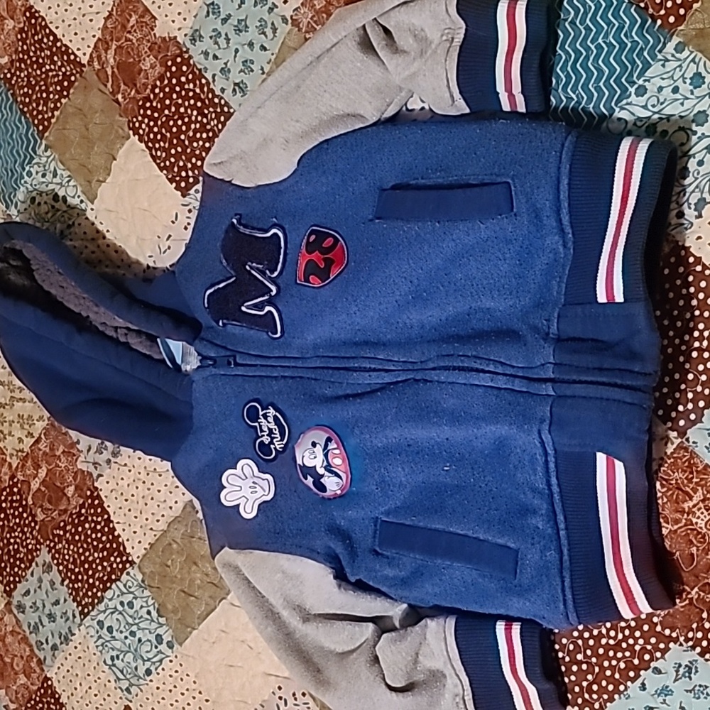 Boys 3T Hooded Mickey Mouse Jacket